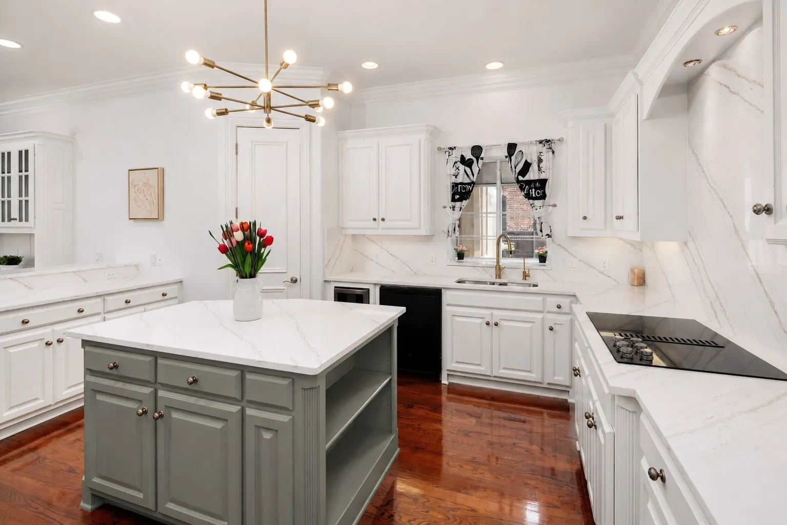 Re-Imagined with Kitchen Island Painted