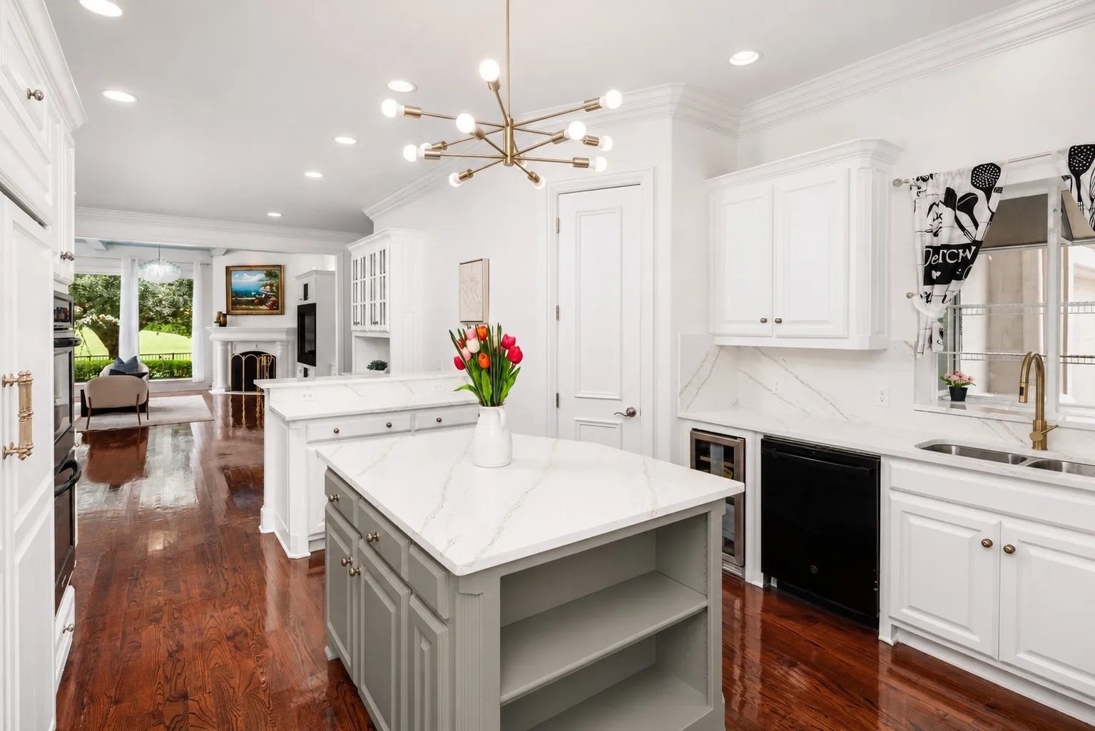 Re-Imagined with Kitchen Island Painted