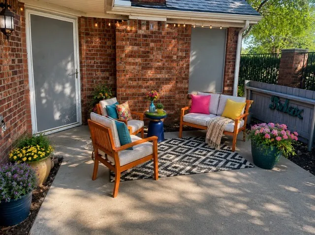 Staged Patio