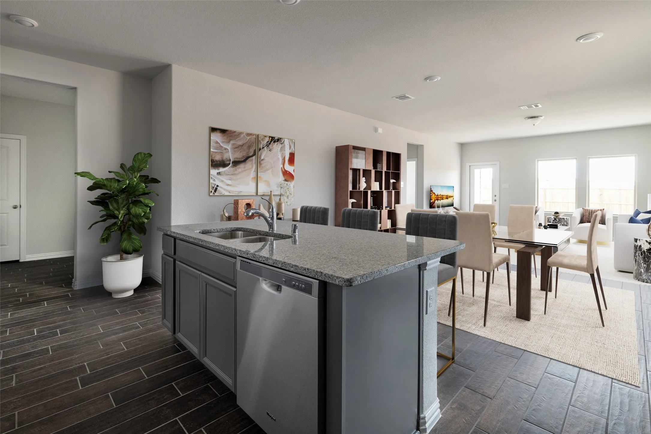 Beazer Homes Lake Pointe at Paloma Creek Brooks Floorplan. This is not a photo of the actual home, but is a photo of the Brooks floorplan.