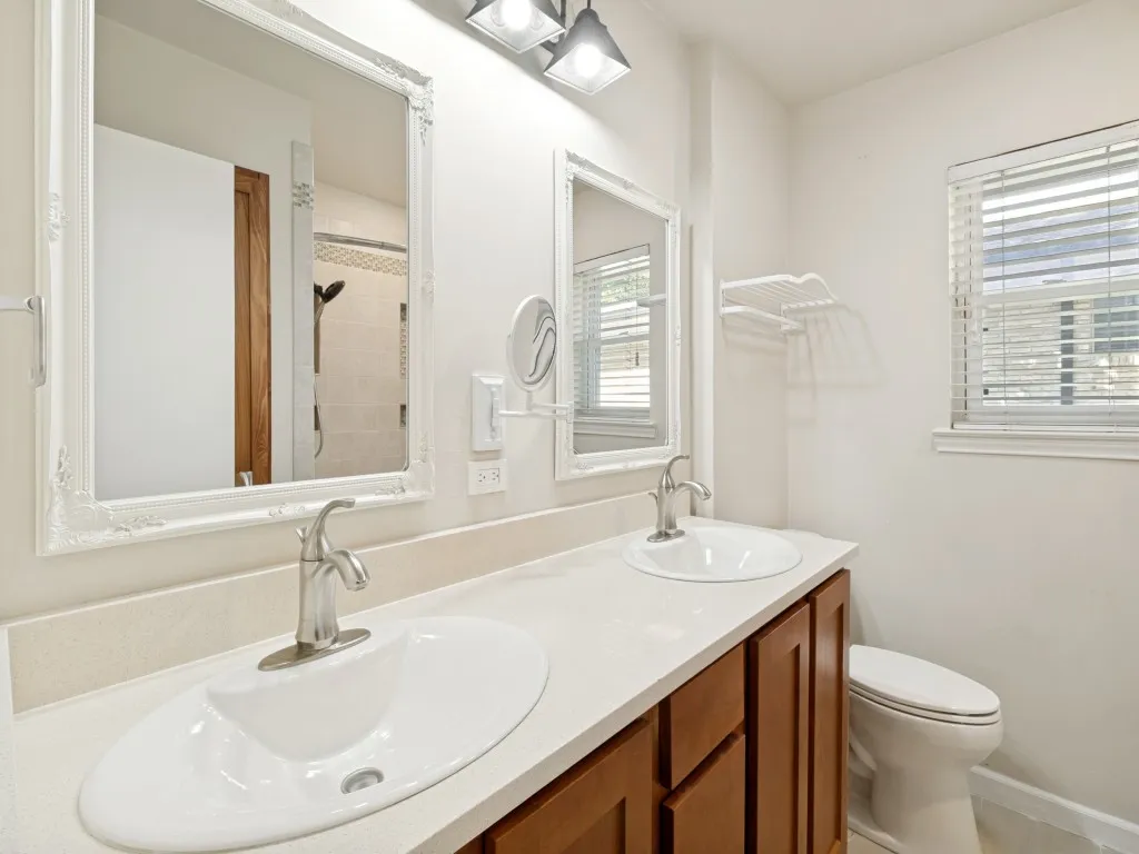 2nd Full Bath. Tub/Shower combo and tall vanity