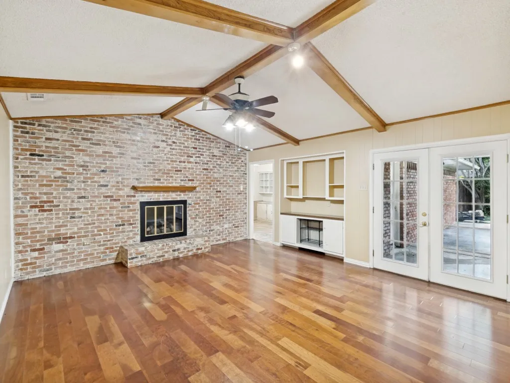 warm wood flooring