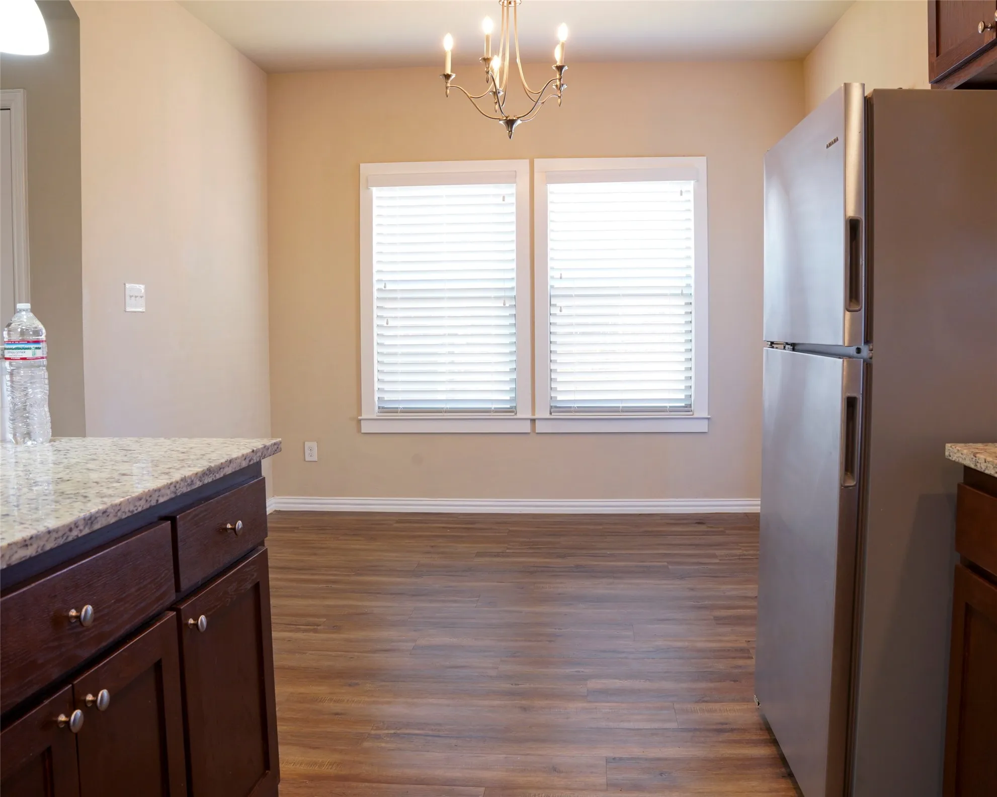 from end of kitchen