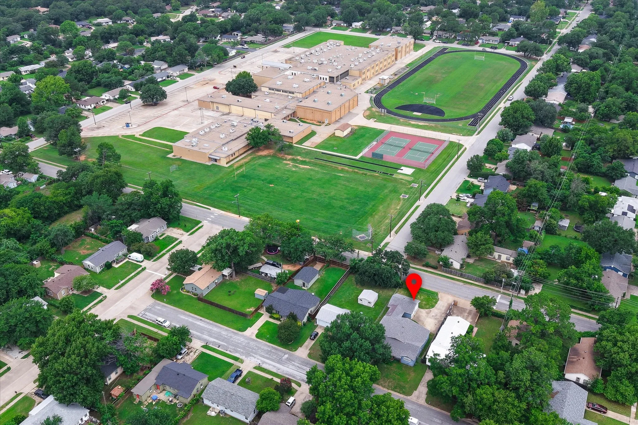 Close to the school. Previous owners loved being able to walk and the sidewalks around the school.