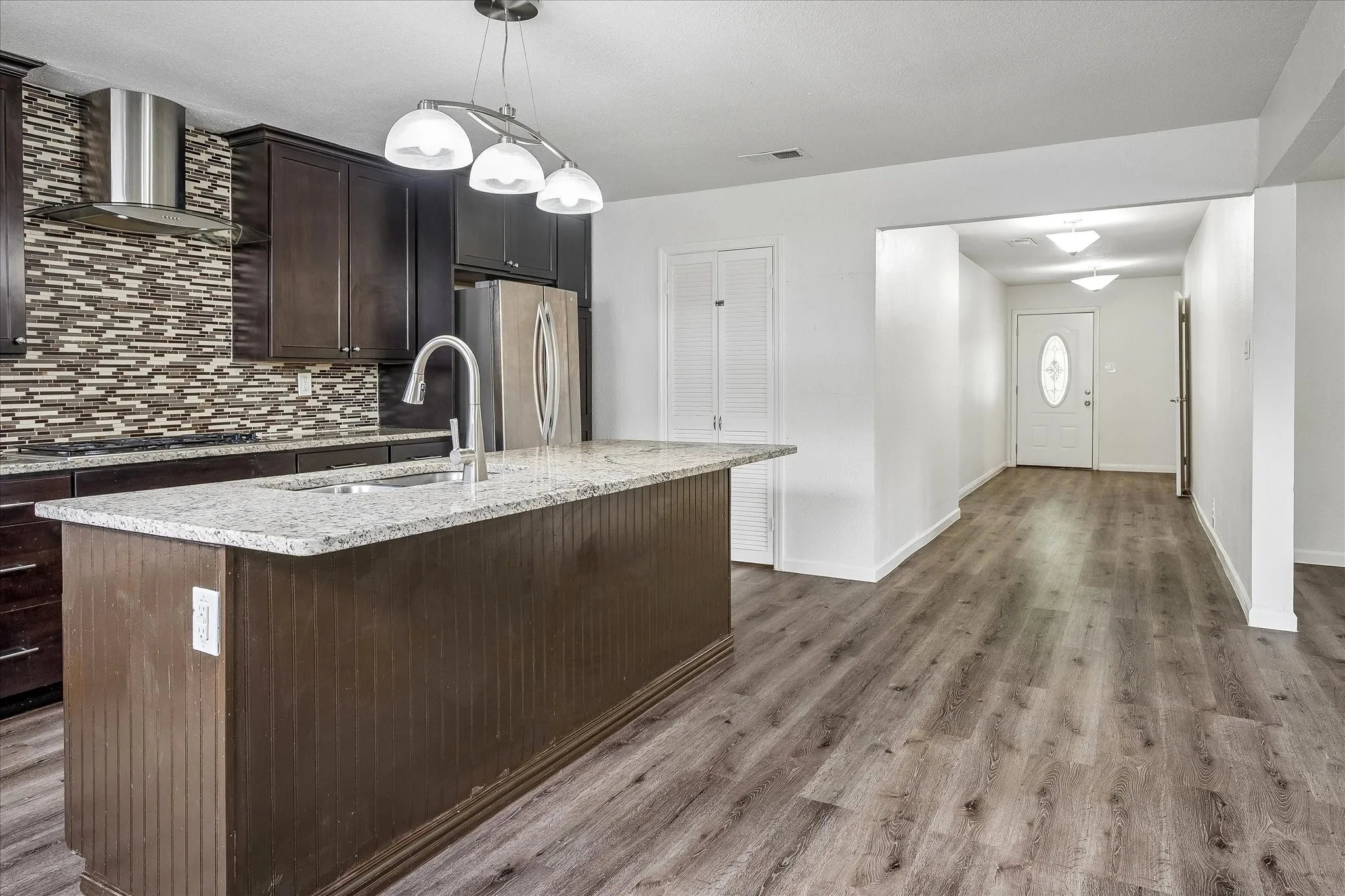 Updated Kitchen with Stainless Steel appiances and a huge pantry.