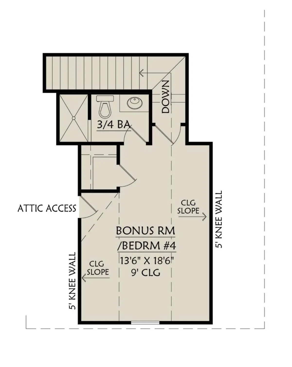 Need more space?  Ask about adding a bonus room!