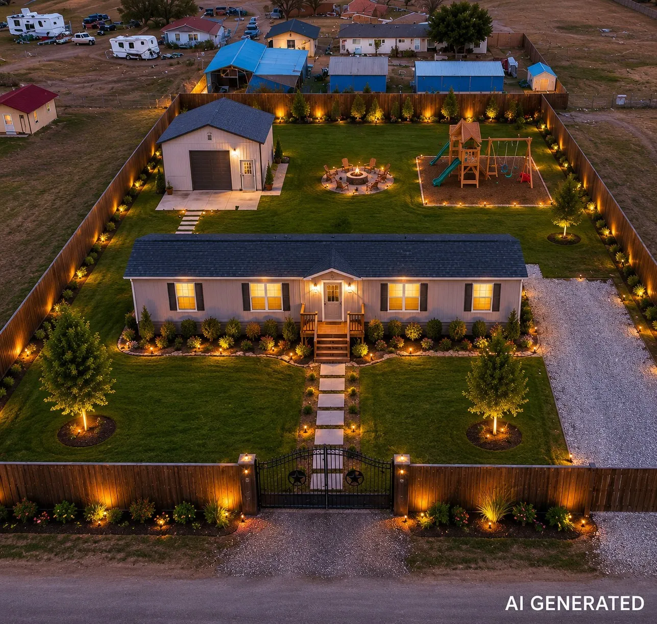 AI Generated- Mobile Home