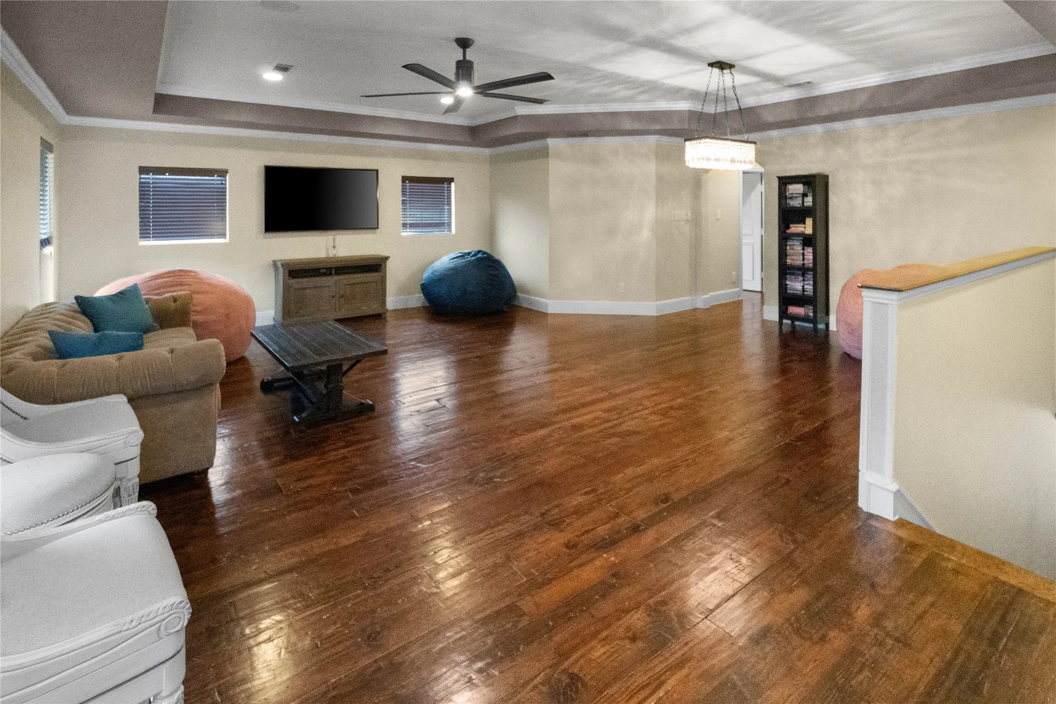 Upstairs living