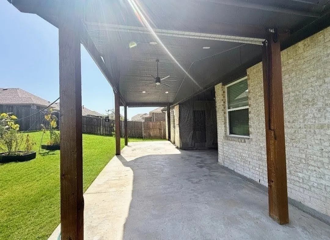 Side patio view