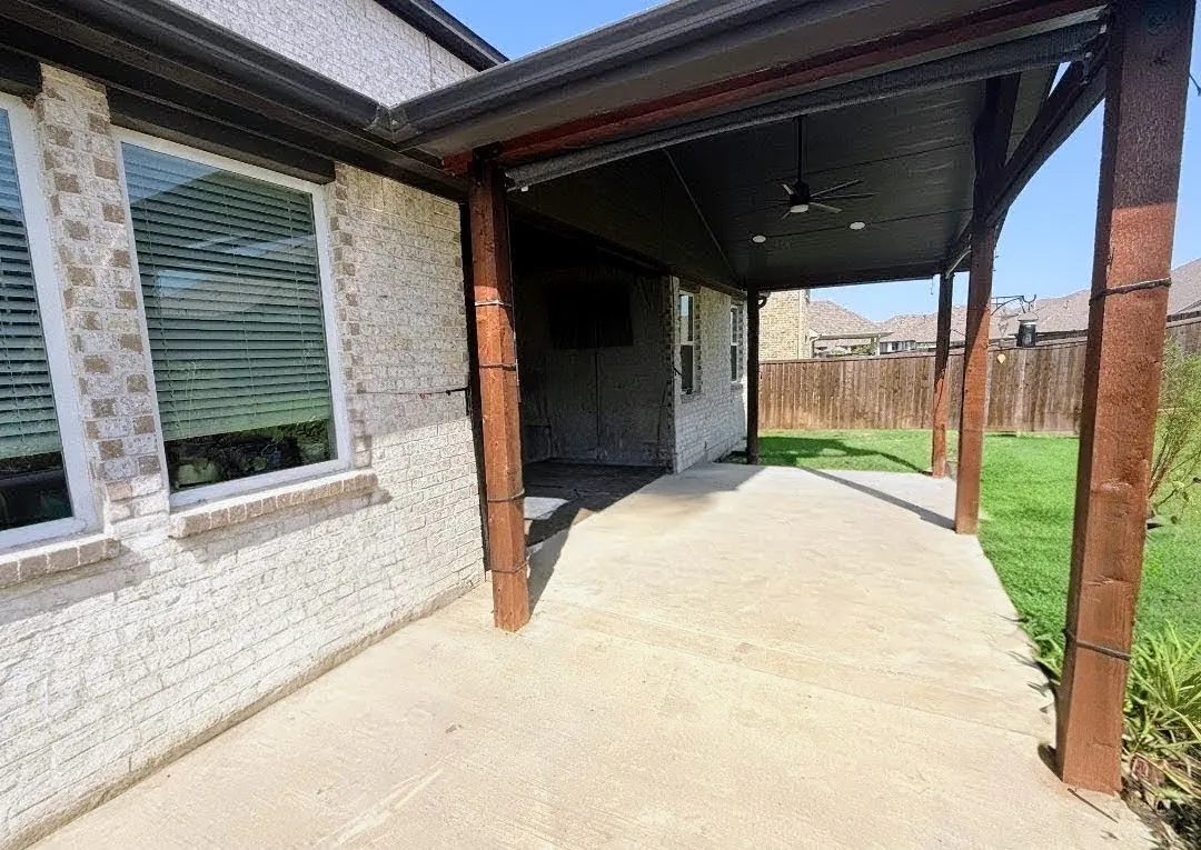 Side patio view