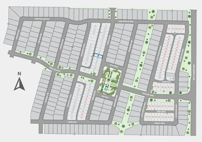 North Sky sitemap