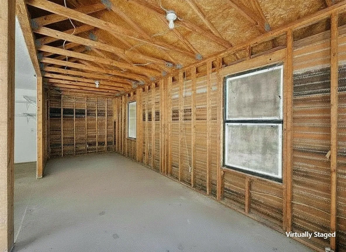 Workshop interior with excellent space for projects and customization.