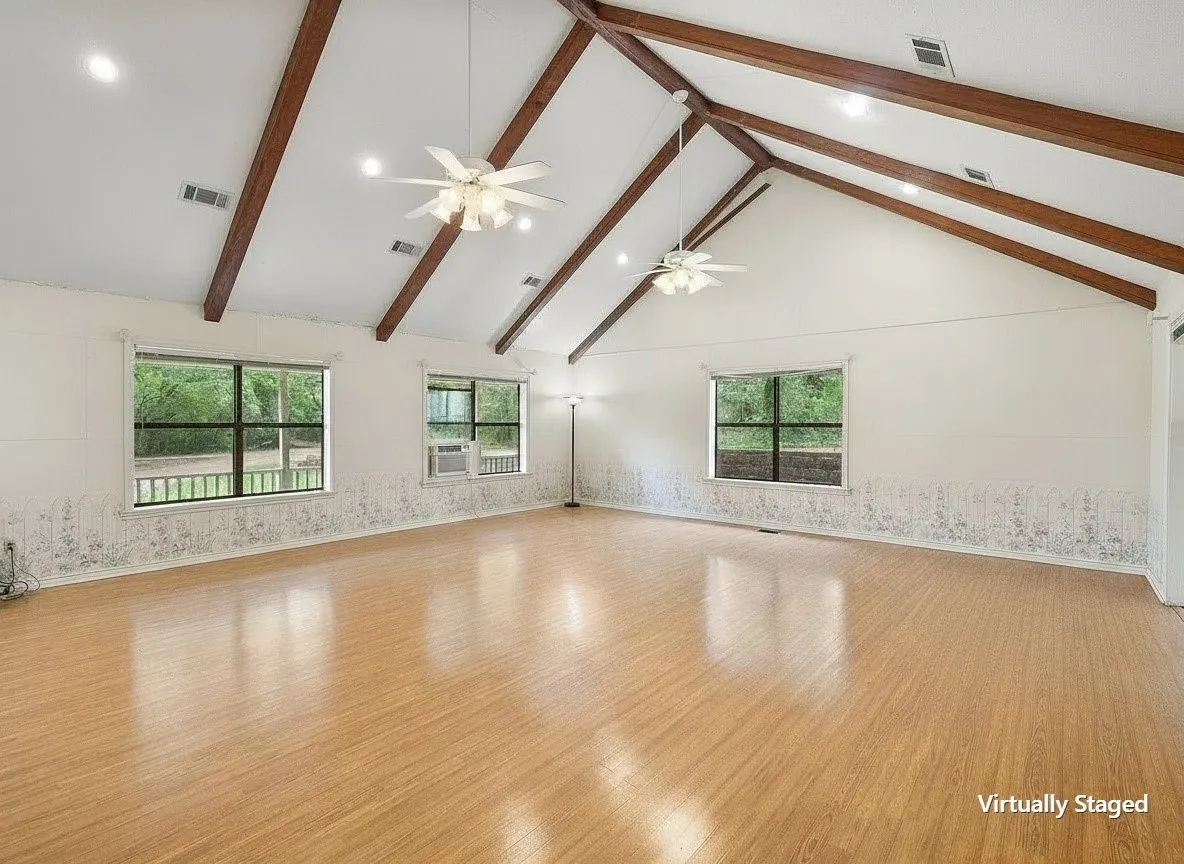 Massive bonus room with vaulted ceilings—ideal for a game room or second living area.
