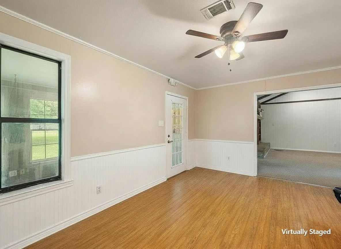 Spacious dining area ready for family dinners and entertaining.