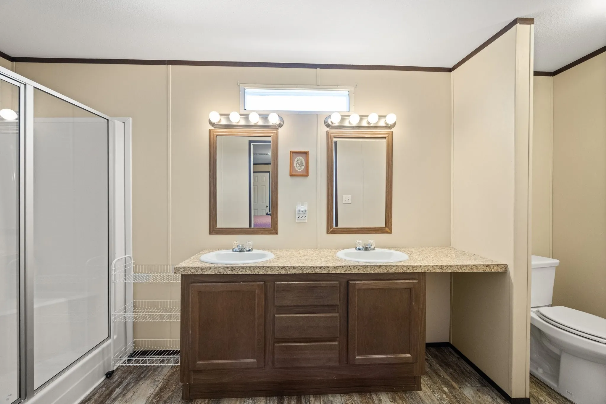 Large primary bathroom