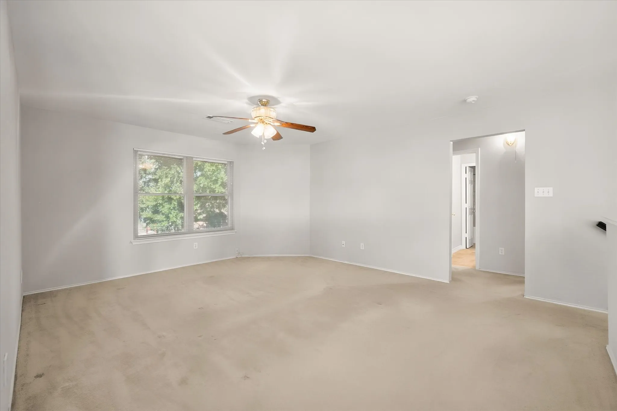 upstairs