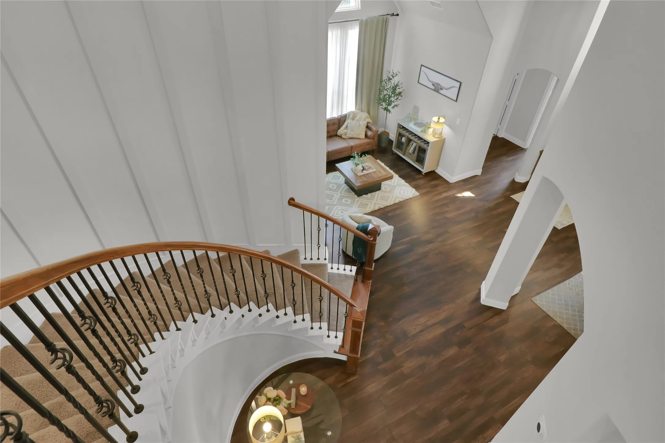 View from upstairs.