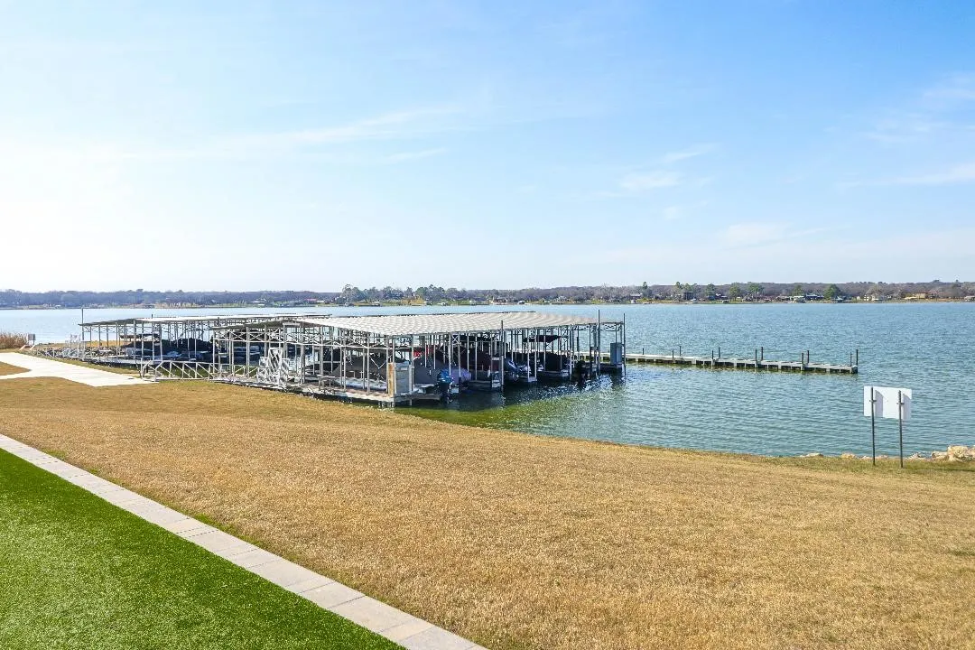 The dock within the community.