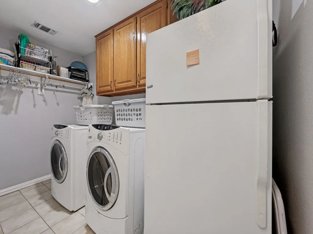 Spacious Laundry with room for freezer
