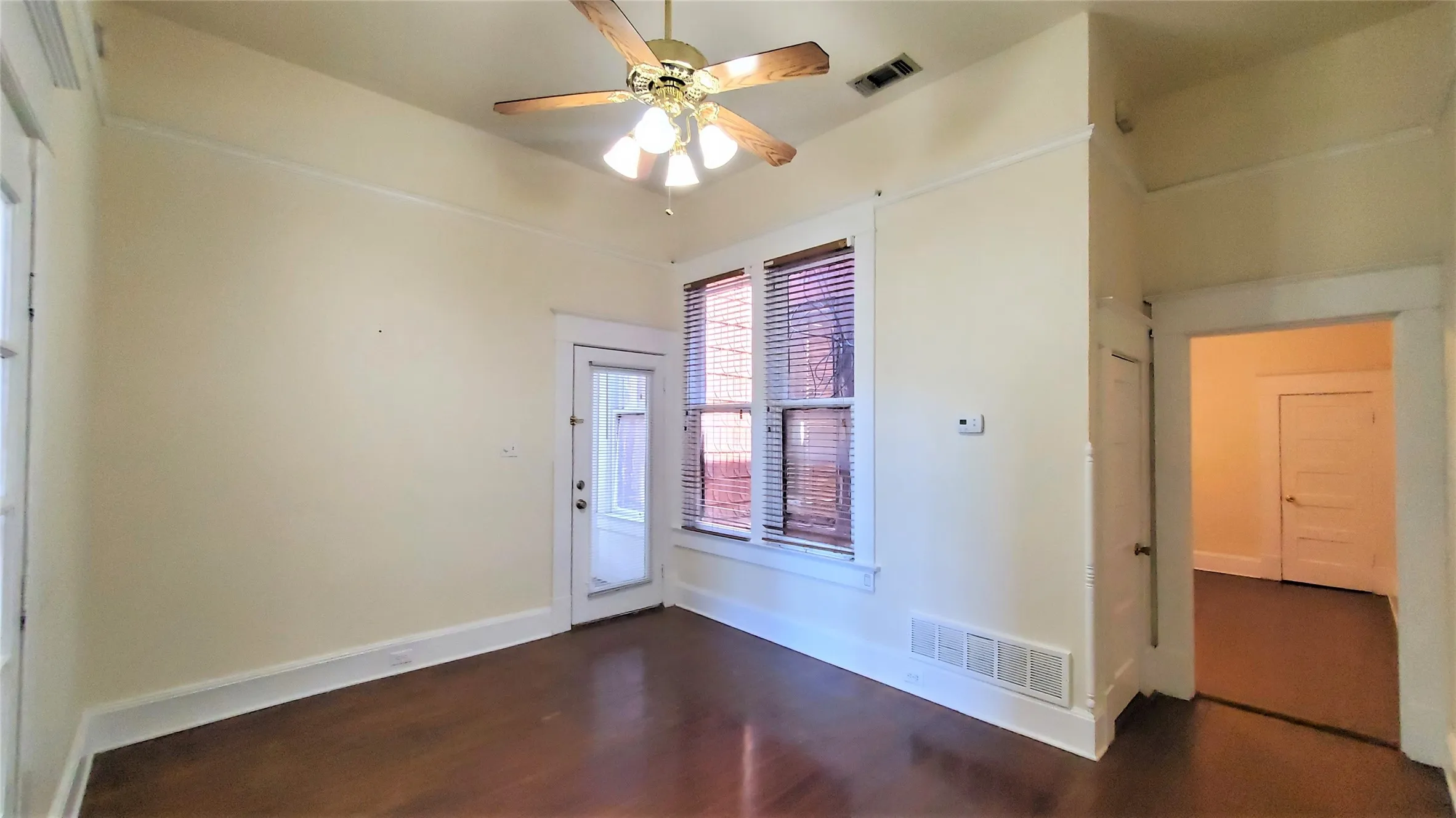 Living Room with door to N Main