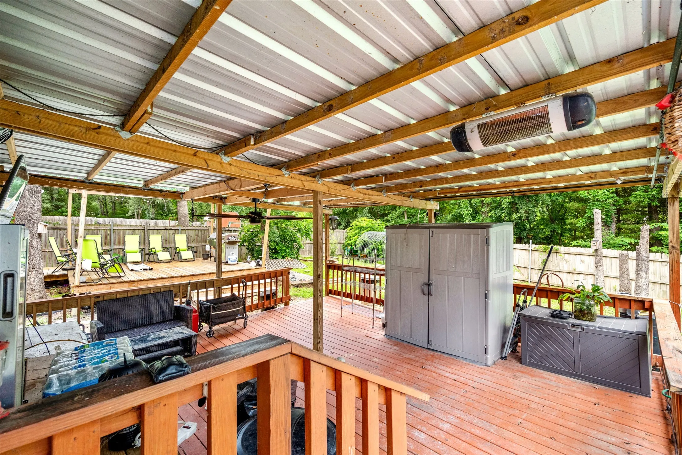 Covered Back Deck