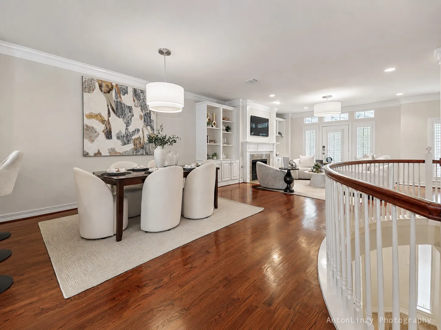 Open concept living area