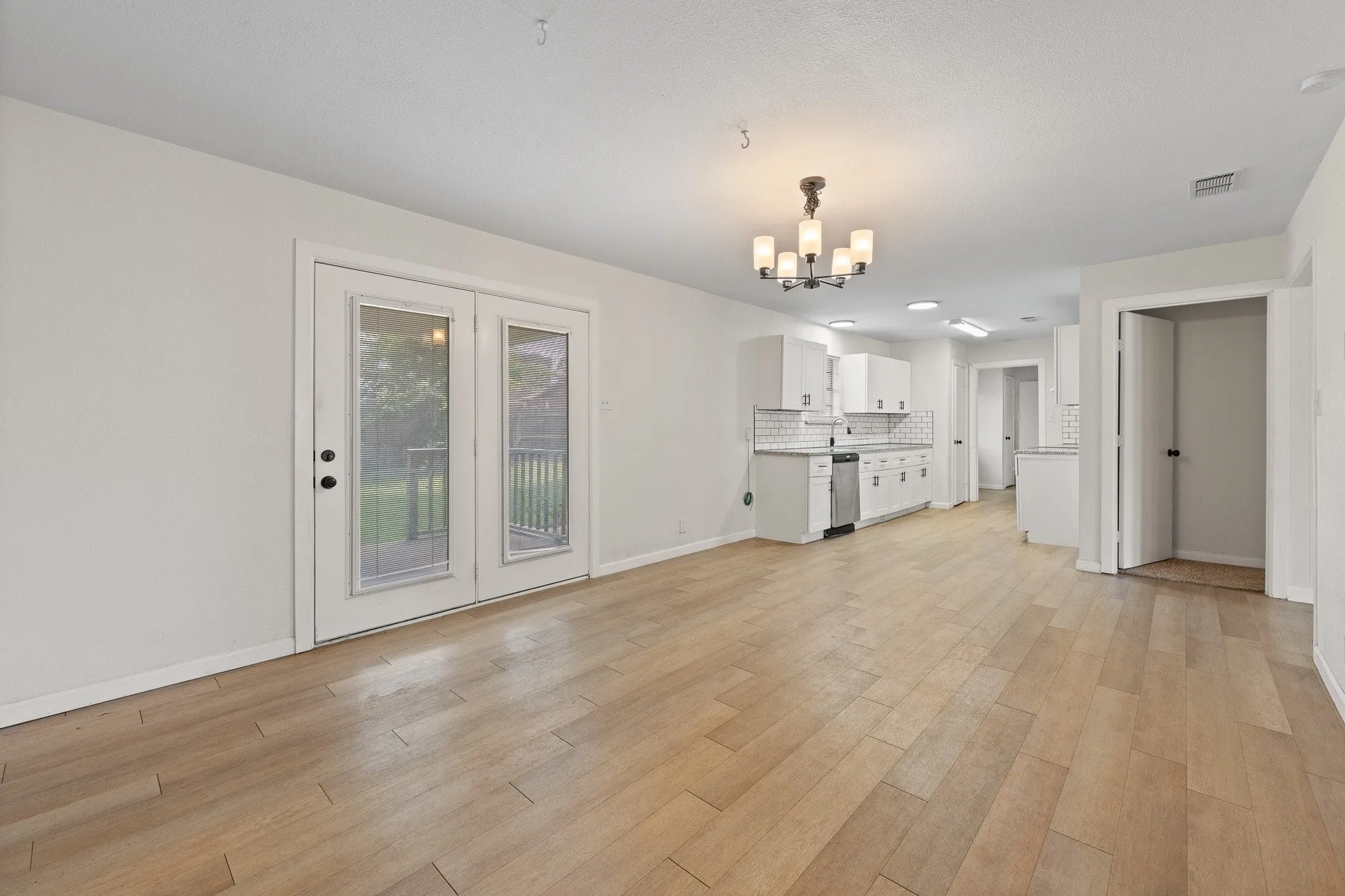 Versatile space, large enough for a second living space, more than just a dining room