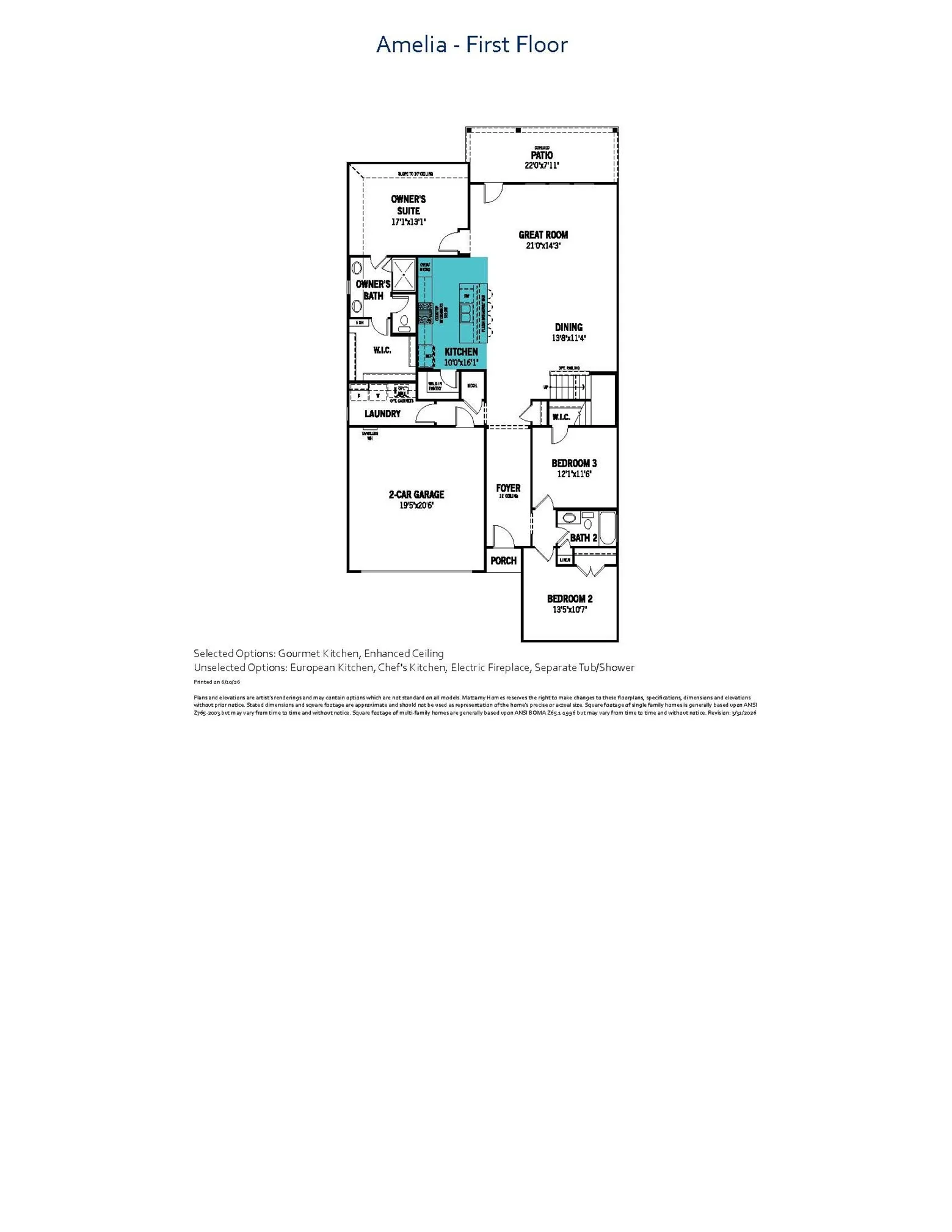 Amelia - First Floor