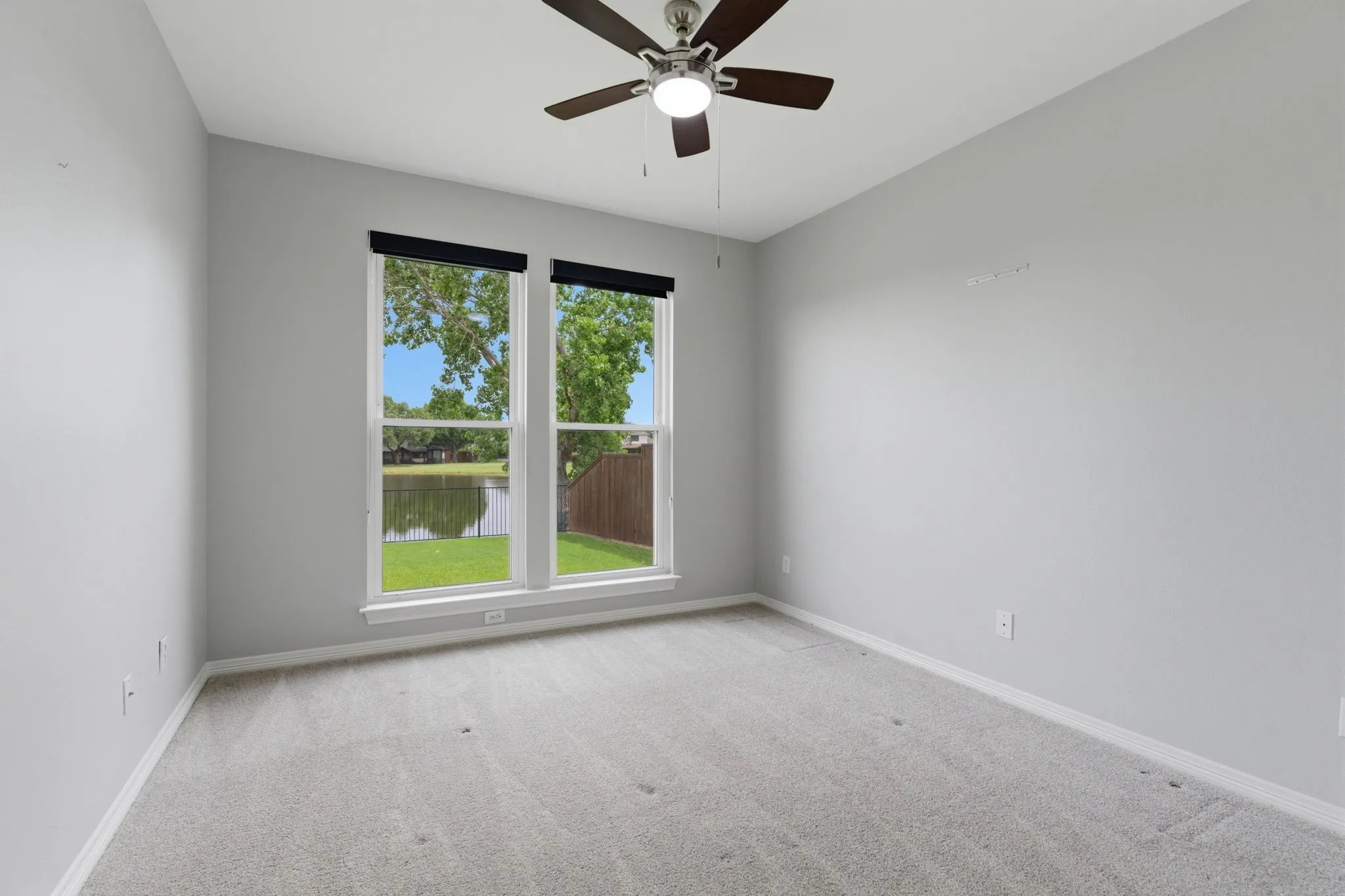 Downstairs guest bedroom or multi-gen convenient to full bath.