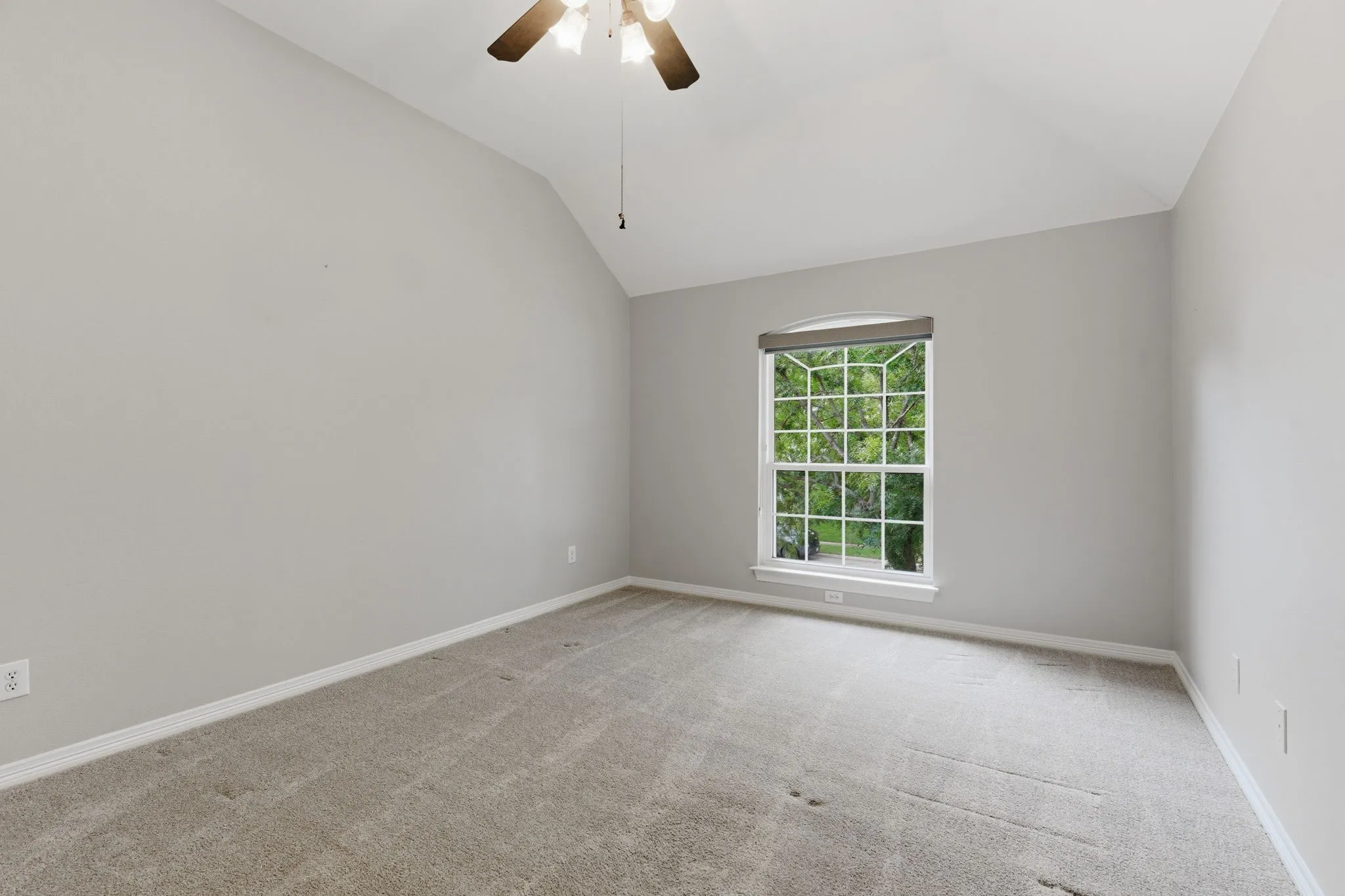 Upstairs bedroom facing front of home.