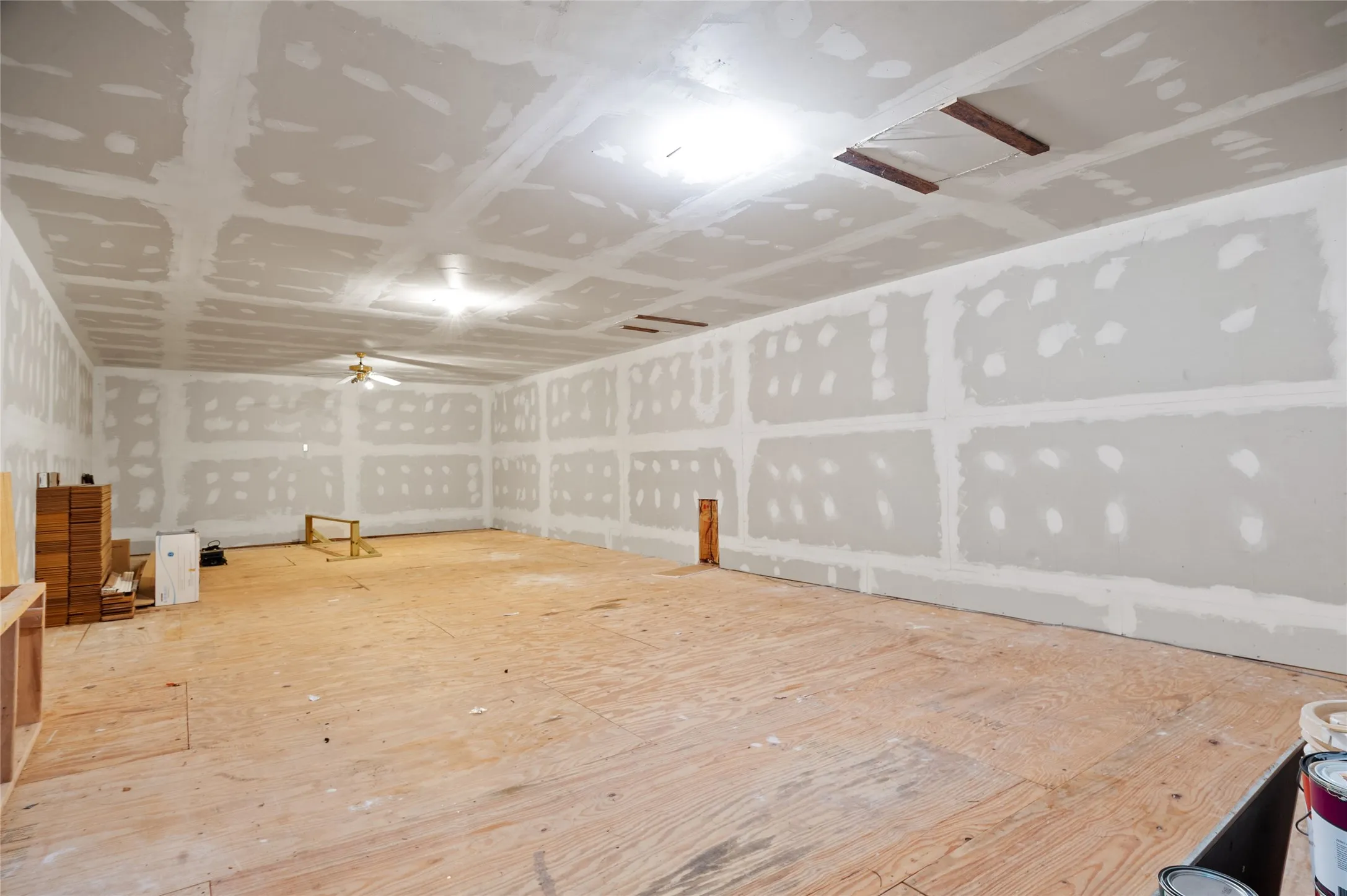 Unfinished attic