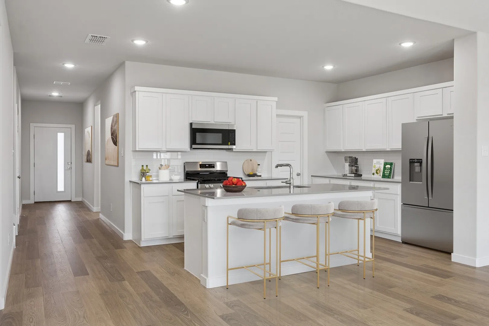 Kitchen in the Masters home plan by Trophy Signature Homes – REPRESENTATIVE PHOTO