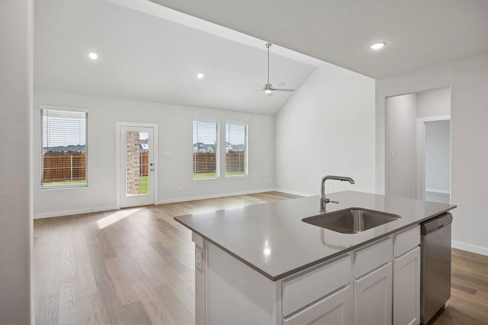 Open Floor Plan in the Masters home plan by Trophy Signature Homes – REPRESENTATIVE PHOTO