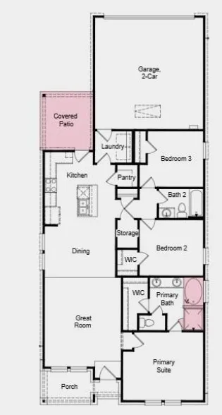 Additional Highlights Include: upgraded front door, 8' door at entry, and gas drop stub at patio.
