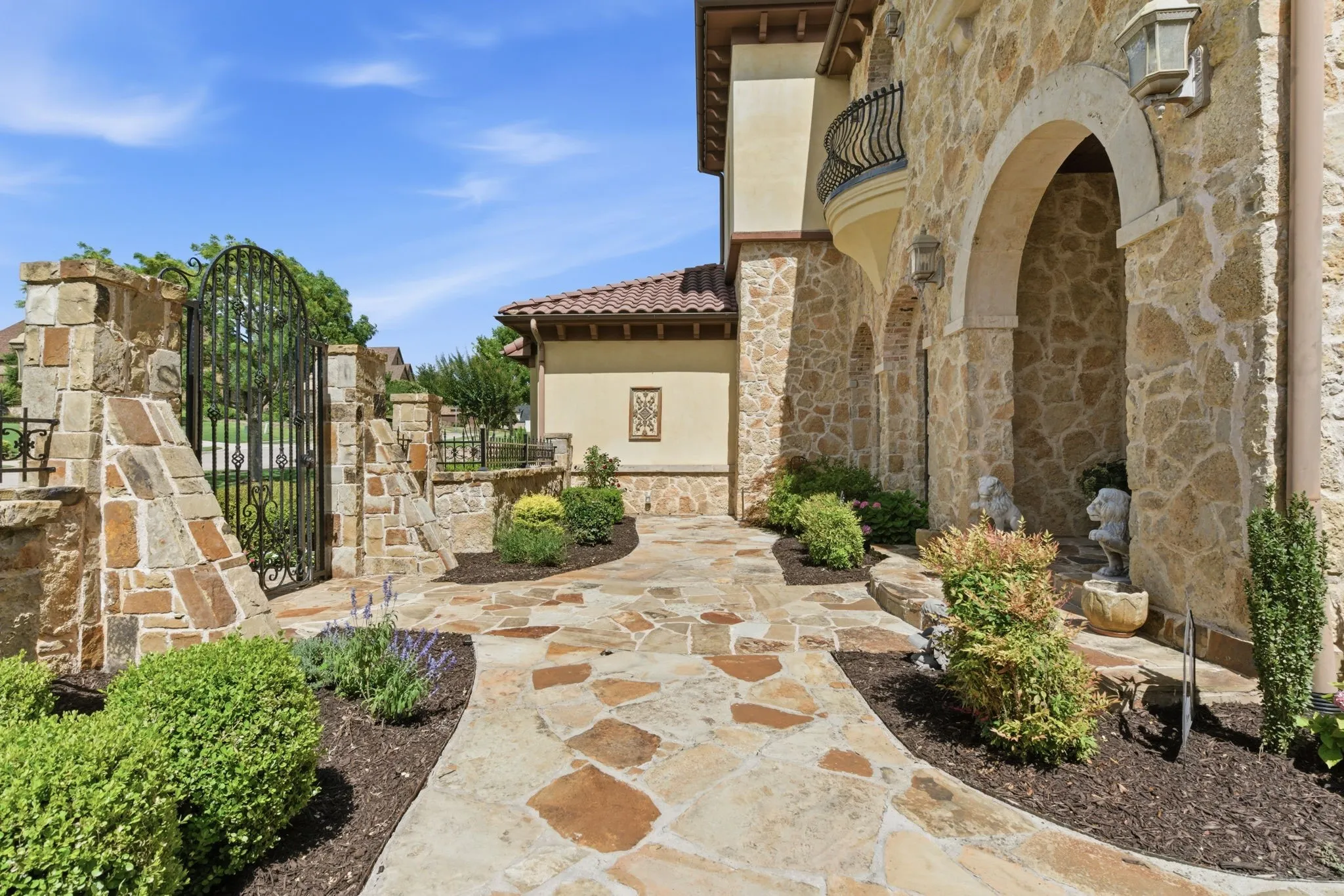 Front courtyard