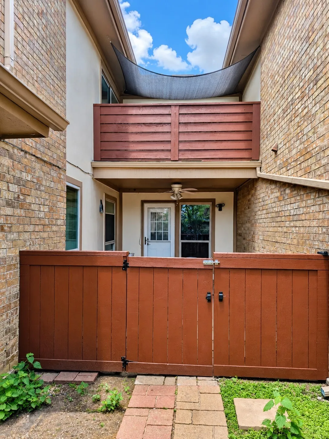Enclosed patio and 2nd floor deck