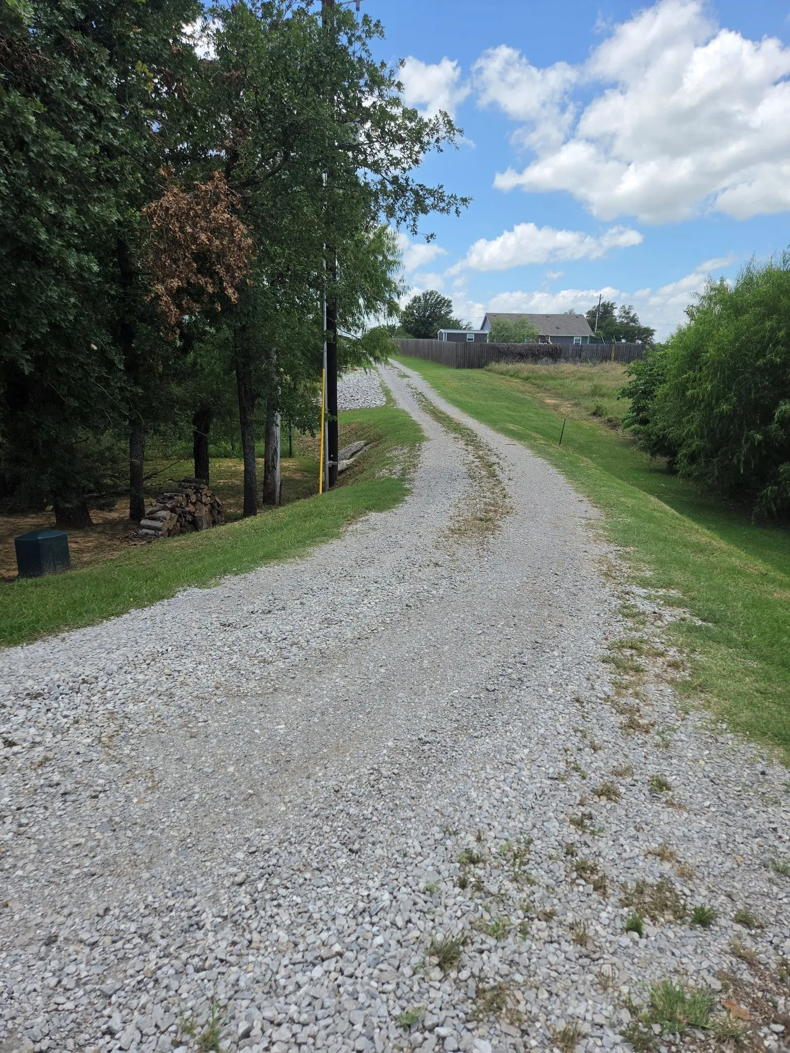 View of private drive leaving the residence