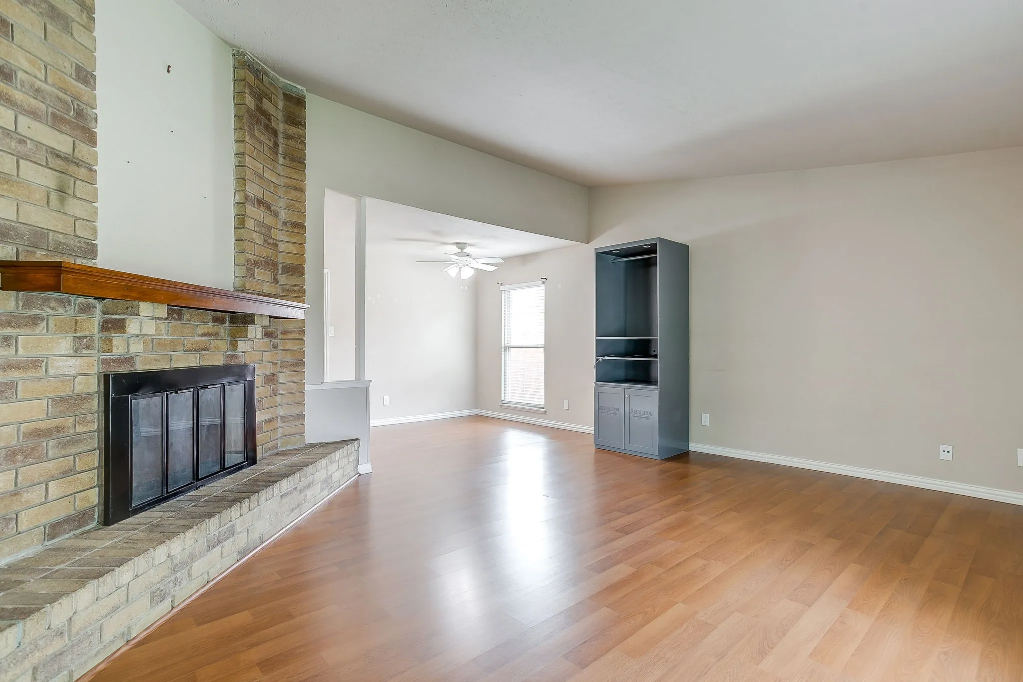 Front Living Area with WBFP
