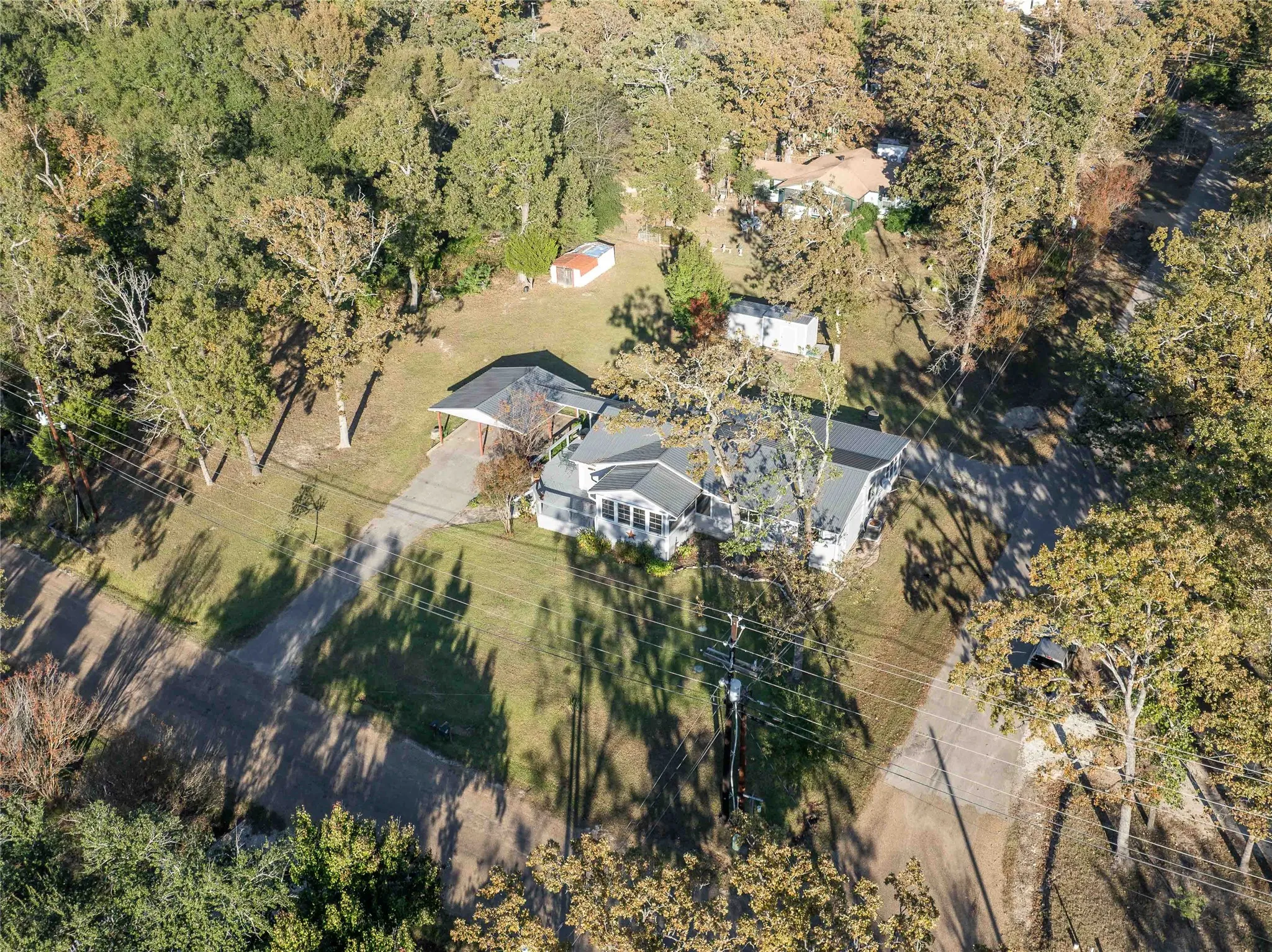 View of home from above