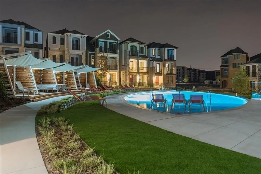 POOL IN THE CENTER OF THE  RECREATIONAL AREA