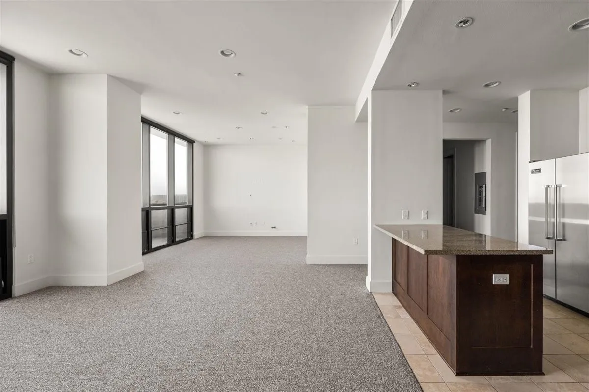 View of Living and Dining