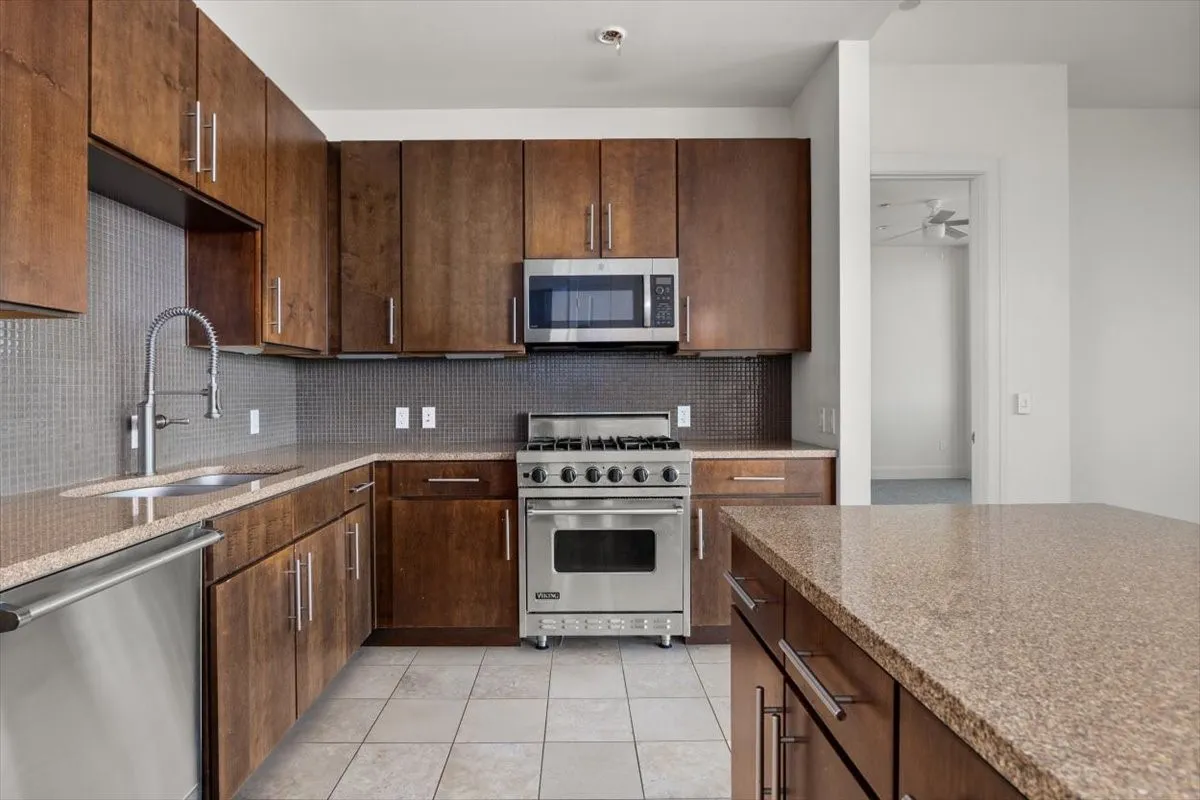 719 kitchen with granite, SS Viking appliances