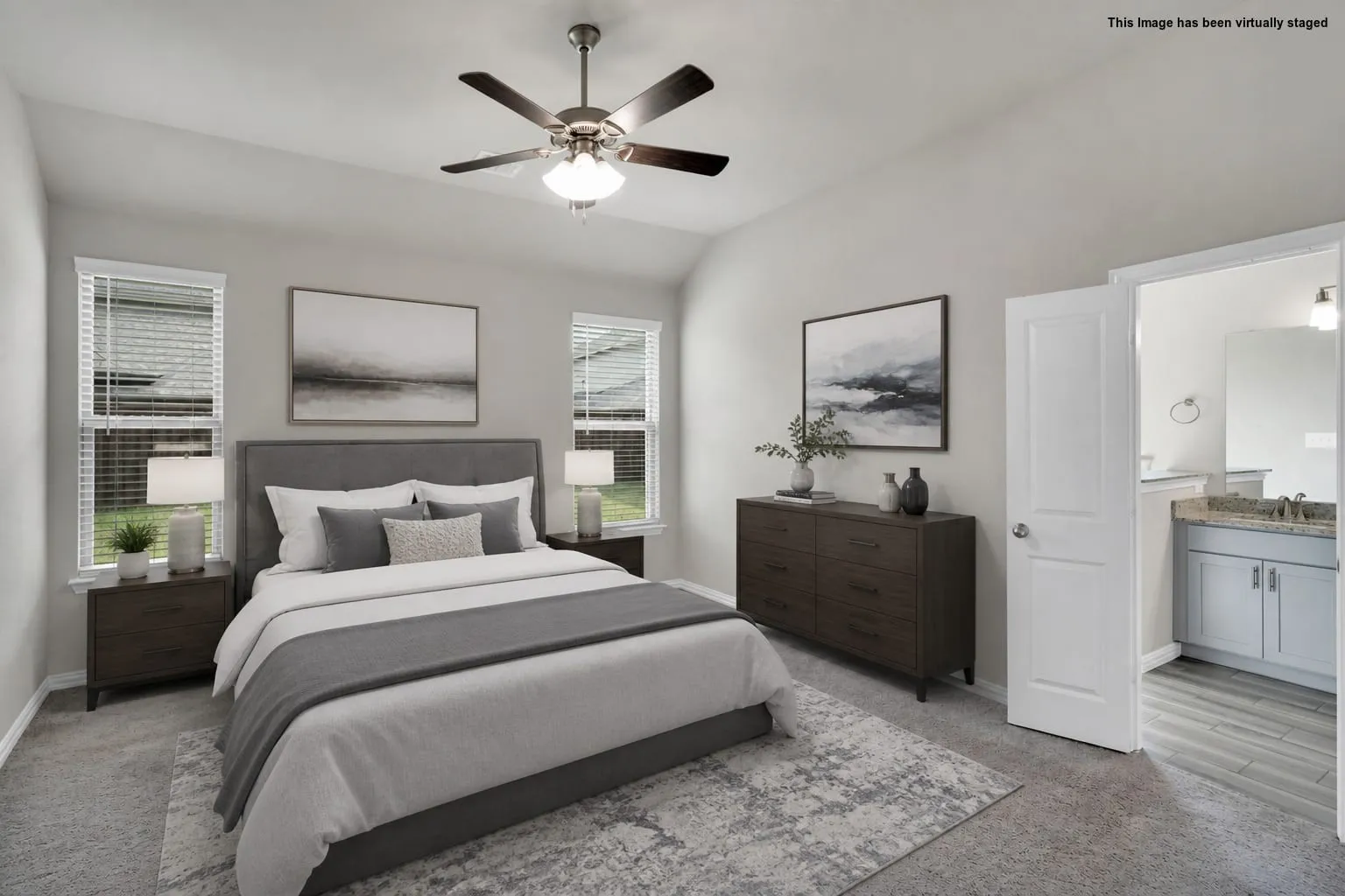 Bedroom Virtual staged