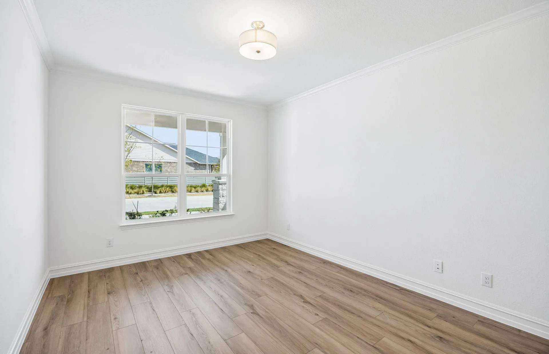 Private study with large windows