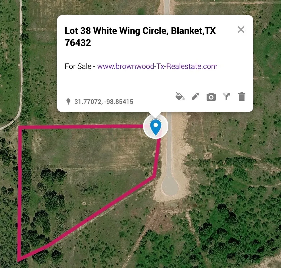 Unimproved Land For Sale in Brown County , 38 White Wing Circle, Blanket, Texas 76432, 0, 0, Garage spaces, 0 Sqft, built in 0, Price $139,000, mls#21298197, Real Estate Agent in Blanket, Homes For Sale in Brown county, Homes For Sale in Blanket, Realtor in Blanket Texas, Real Estate Brokerage Independent Realty Texas, Luminita Cordes Realtor