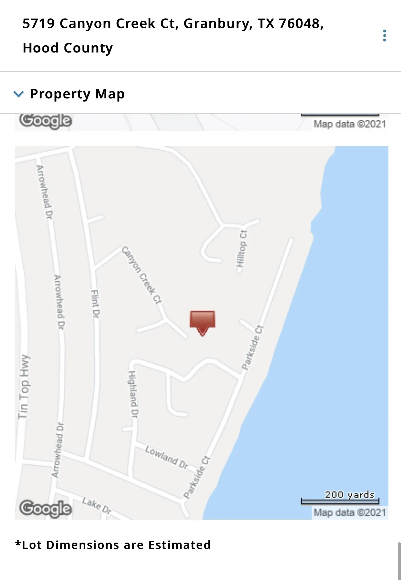 Property Map. Illustrating the location of the property within its geographical context