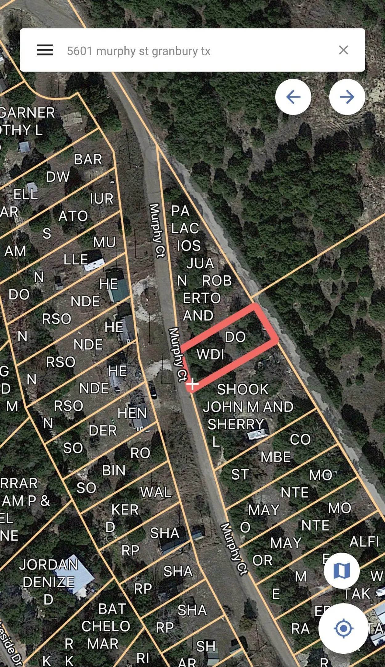 Plat Map. Illustrating property boundaries and ownership information for the specified address