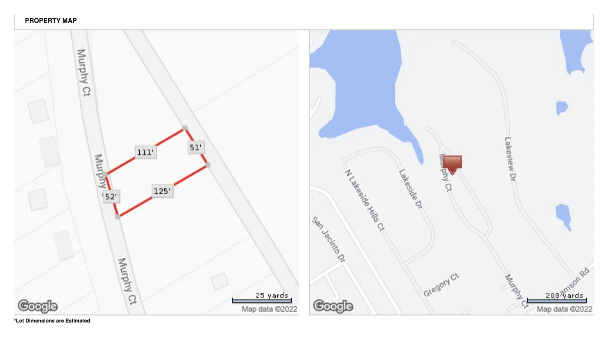 Property Map. Illustrating the property's boundaries and geographical location