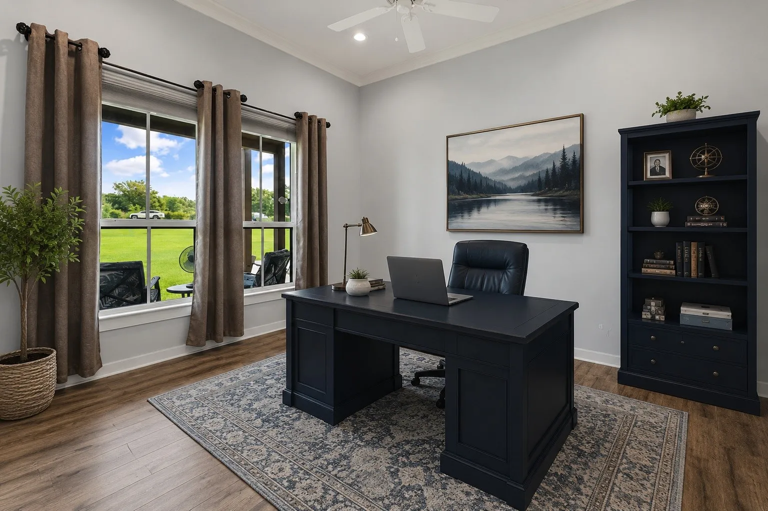 Virtually Staged
Bedroom can also be home office!!