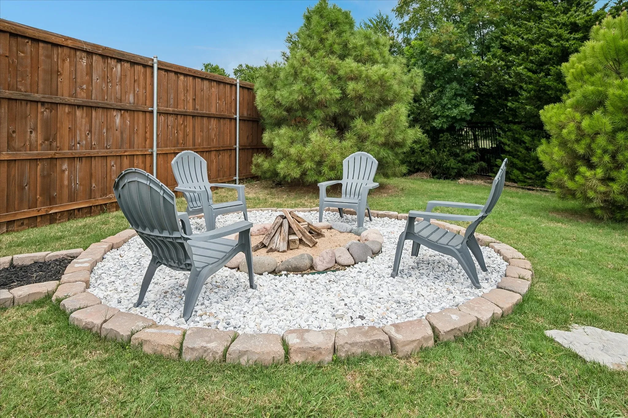 Fire Pit added for you enjoyment